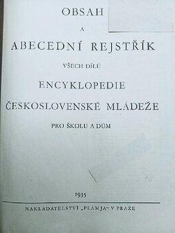 Prodám encyklopedii čsl. mládeže