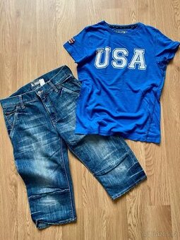 Džínové kraťasy H&M