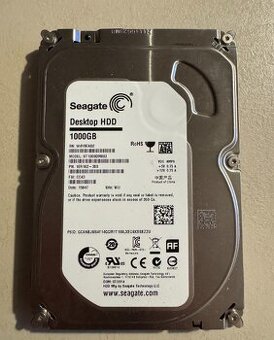 3,5" - Seagate Desktop HDD - 1000GB / 1TB