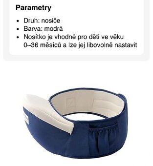 Nosítko ERFGT modré pro děti