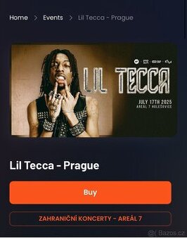 Lil Tecca Praha Tickets