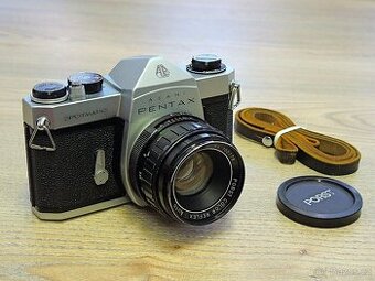 Pentax Spotmatic SP + Porst Color Reflex 1.8/50 (M42 závit)