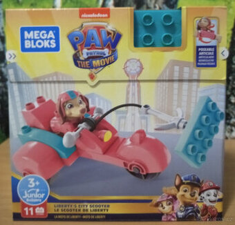 Mega Bloks Tlapková patrola Liberty a její motorka NOVÁ