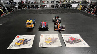 [ JIŽ DAROVÁNO ] zdarma 3x LEGO technic mini modely