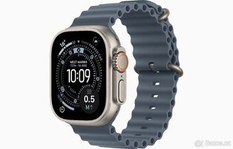 Apple Watch Ultra 3 Natural Titanium Anchor Blue