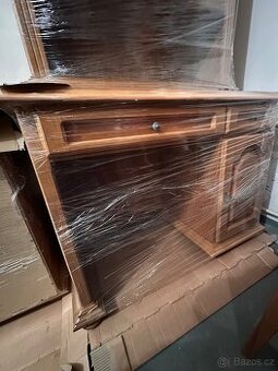 RUSTIKÁLNÍ PSACÍ STŮL DUB