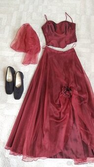 Plesová sukně s korzetem - vel. 38