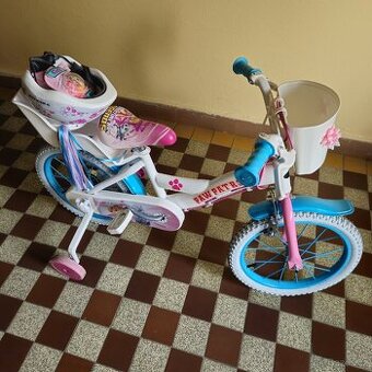 Dětské kolo Paw Patrol 16" – s postranními kolečky