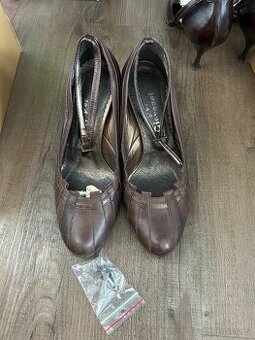 Prodam damske hnede kozene boty, 39