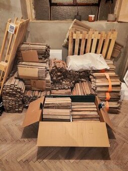 Predám staré parkety 350x40x21 a 400x40x21