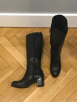 GEOX Respira dámské kožené kozačky Amphibiox vel. 37 - 1