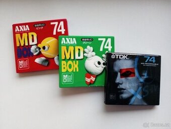 MiniDisc Axia 74, TDK 74 Japan