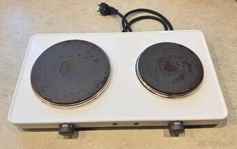 Elektrický dvouplotýnkový vařič