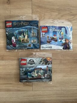 Lego Harry Potter 30435, Frozen 30553 a Jurský svět 30382