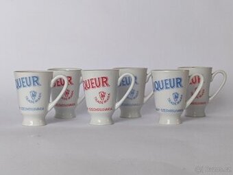 Becherovka, retro panáčky, Jan Becher, ČSSR, pošta 79.-