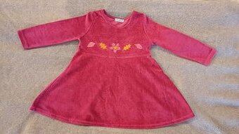 Zimní/vánoční šatičky GEORGE 74-80 - jako nové