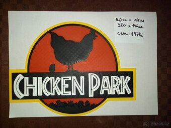 Kurníky-3D tisknutá cedulka pro Váš kurník, ODSTŘEL POTKAN