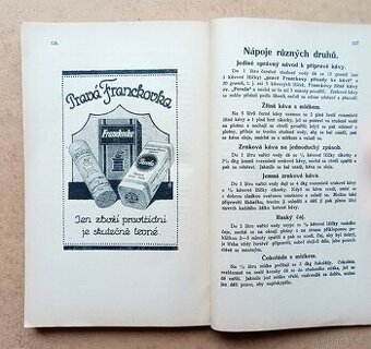 Kuchařská kniha z roku 1929, velmi zachovalá