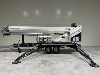 Prívesný žeriav a plošina 2v1 - 36m/2400kg, benzín, NOVÝ