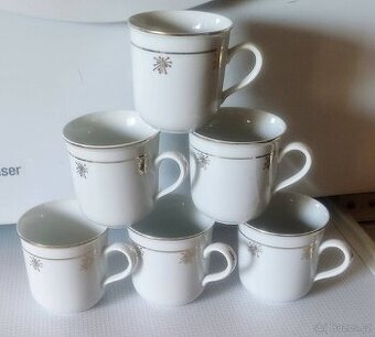 retro dětské hrníčky. 6ks.