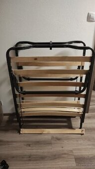 Prodám Skládací postel SYDALS 80×200 světle šedá z Jysku