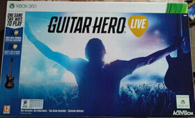 Guitar Hero LIVE XBOX 360 kytara + hra  jako nové