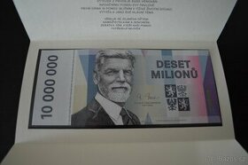 Prodám pamětní list v podobě bankovky Petra Pavla