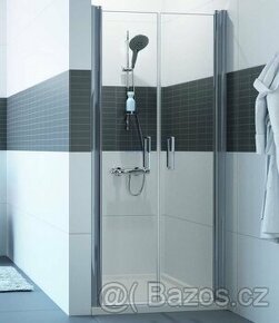 Sprchové dveře HUPPE 100x190 cm - lítačky - nové - 1