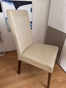 Židle TON - světlá kůže