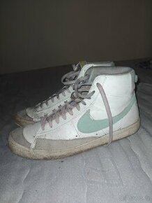 Nike blazer mid růžový tkaničky - 1