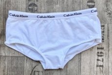 Calvin Klein bílé bavlněné kalhotky, nové