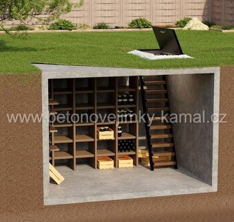 betonové sklepy, betonová zemlanka, betonový sklep