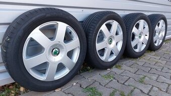 Alu kola 5x112 r16 originál Škoda Octavia II