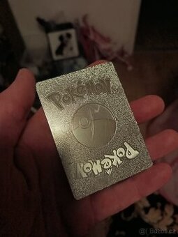 Stribrny Pikachu pokemon pikacu zlaty cenny