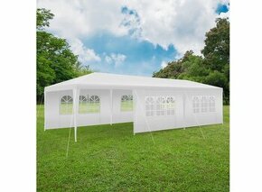 Pavilon - zahradní stan 9x3m skládací bílý