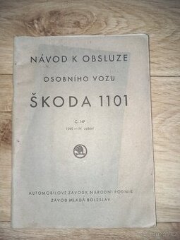 Návod k obsluze ŠKODA 1101