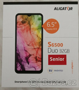 Aligator S6500 Duo Senior 32Gb Purple dual SIM telefon