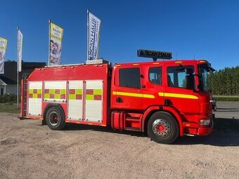 Prodáme hasičskou SCANIA P94 4x2 2000L vody, 500L pěny