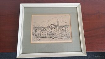 Obraz Gradac Jugoslávie - Březina Karel