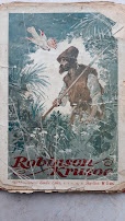 Robinson Crusoe raritni stary vytisk