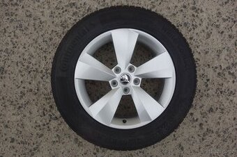 Škoda Kodiaq zimní sada alu Nanuq 5x112 215/65/17, DOT 3624 - 1