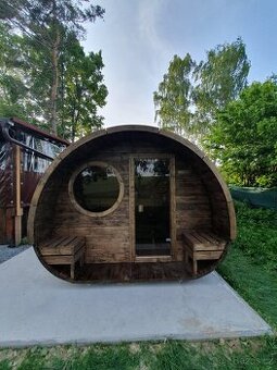 Fínska sauna Šmolko/ exteriérová sauna
