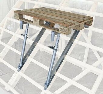 Střešní lešení. Zánovní.