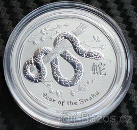 1/2 OZ Rok Hada 2013 stříbrná mince