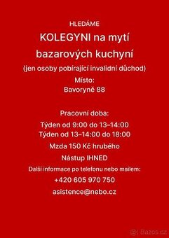 Úklidová pracovnice – pouze pro OZP