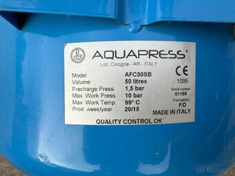 TLAKOVÁ NÁDOBA 50 litrů