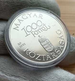 Stříbrná mince 1000 Forint 1995 Maďarsko