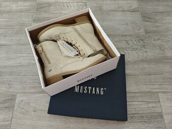 Mustang Zimní kožené boty 38