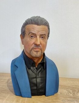 Sylvester Stallone: realistická busta