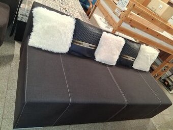 Pohovka černá rozkládací